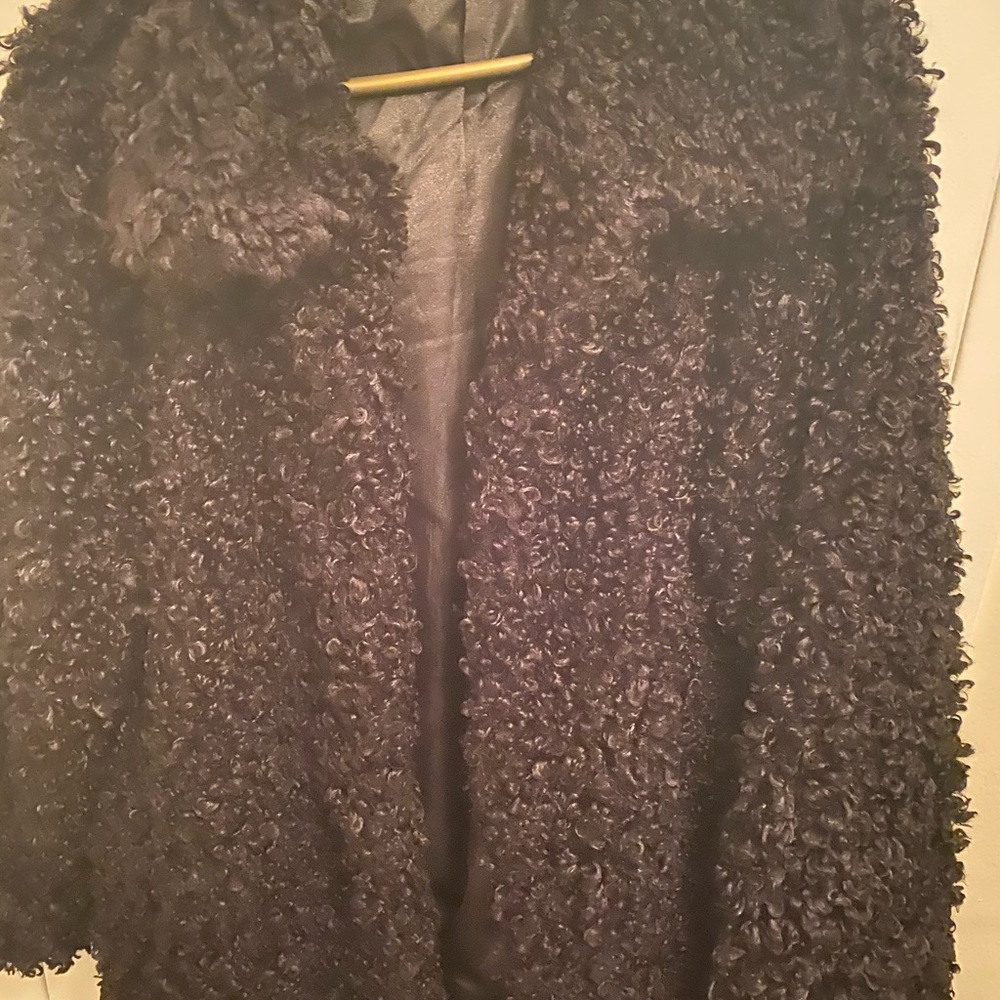 Boohoo Premium faux teddy coat